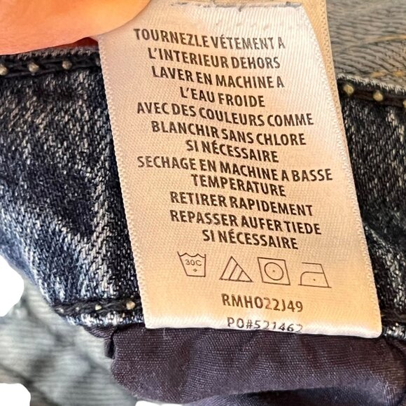 Rank 45 Mens Denim Jeans 32x34 Straight Leg Classic Cowboy Medium Wash Stretch - Picture 12 of 16